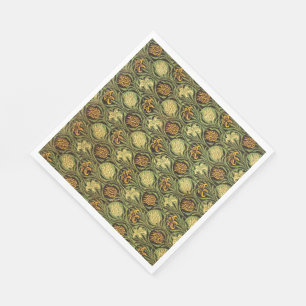 Tulip and Lily, famous pattern, Napkin