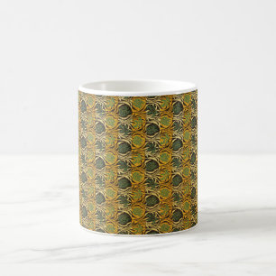 Tulip and Lily Pattern (by William Morris) Coffee Mug