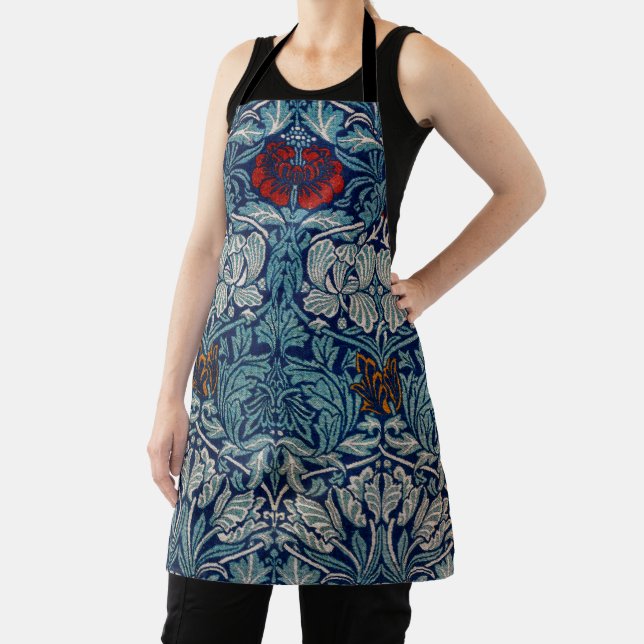 Tulip and Rose, William Morris Apron (Insitu)