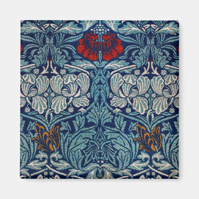 Tulip and Rose, William Morris Magnet (Front)