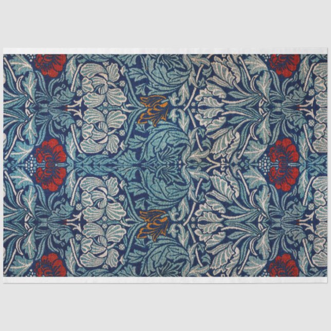 Tulip and Rose, William Morris Tissue Paper (Front)