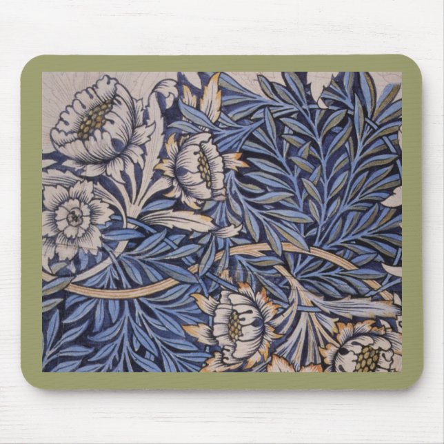 Tulip and Willow By William Morris Mouse Pad (Front)