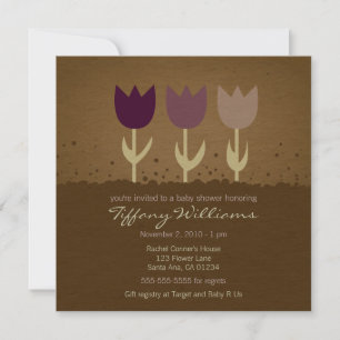 Tulip Baby Shower Invitation