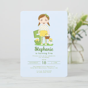 Tulip Birthday Invitation