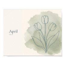 Tulip Botanical Art Print | April Flower