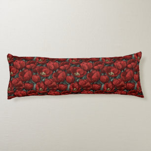 Tulip Botanical Floor Décor Victorian Bed Body Pillow