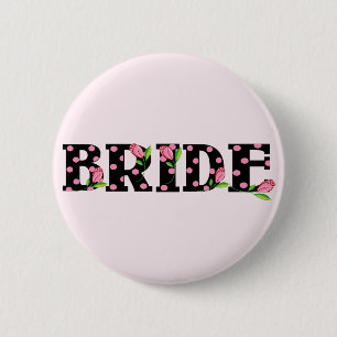 Tulip BRIDE 2 Inch Round Button