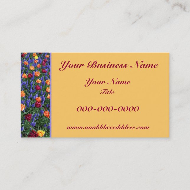 Tulip Business Card (Front)