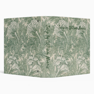 Tulip by William Morris, Vintage Floral Art Binder