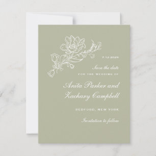 Tulip Cascade Lichen Save The Date