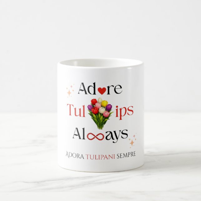 Tulip Coffee Bilingual Mug (Center)
