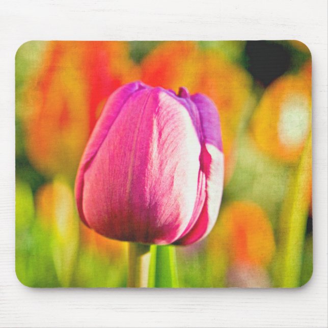 Tulip Collage Mouse Pad (Front)