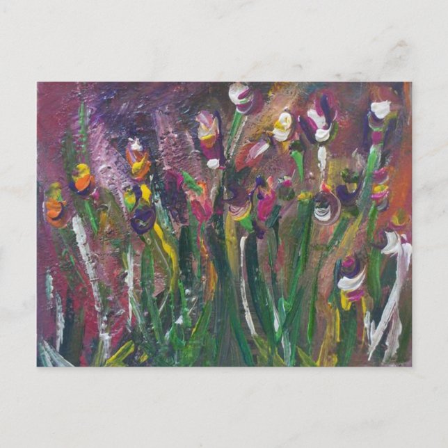 Tulip Colourful Postcard (Front)