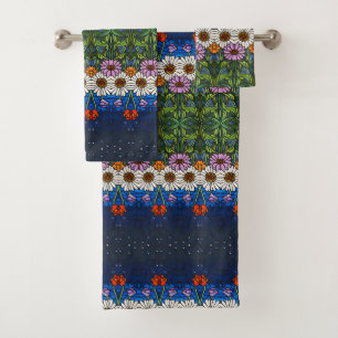 Tulip Daisies Flower Floral Nature Love 16 b Bath Towel Set