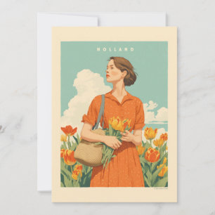 Tulip Dreams in Holland Invitation