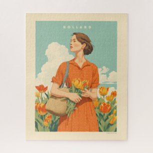 Tulip Dreams in Holland Jigsaw Puzzle