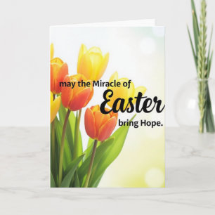 Tulip Easter Spring Celebration Card