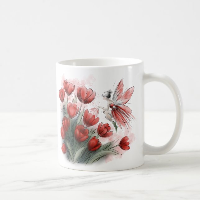 Tulip Fairy  Coffee Mug (Right)
