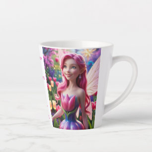Tulip Fairy  Latte Mug