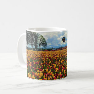 Tulip Farm in Oregon Coffee Mug