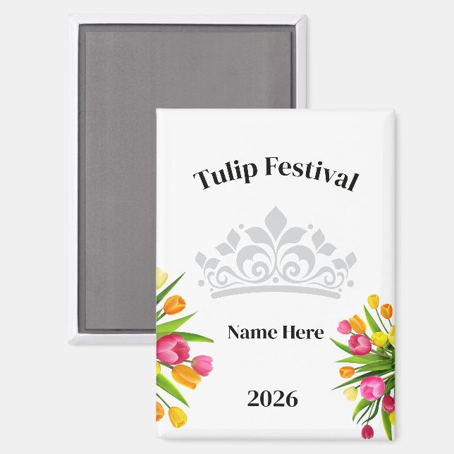 Tulip Festival  Magnet (Front/Back)