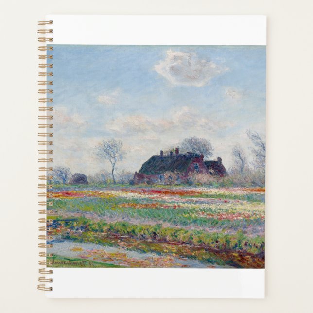 Tulip Fields at Sassenheim by Claude Monet Planner (Front)