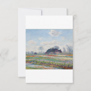 Tulip Fields at Sassenheim by Claude Monet Thank You Card
