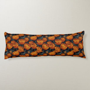 Tulip Floral Coastal Decor Modern Neck Body Pillow