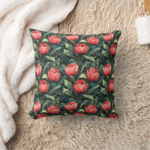 Tulip Floral Décor Lève oreiller