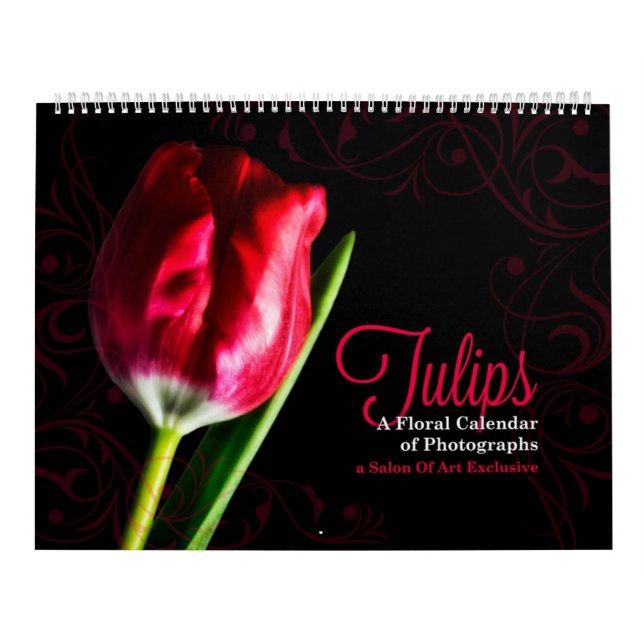 Tulip Floral Gardens 12 Month Calendar LARGE (Cover)