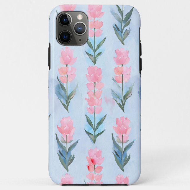 Tulip floral iPhone case (Back)