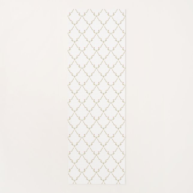 Tulip floral yoga mat (Front)