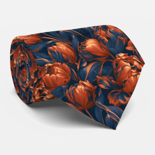 Tulip Flower Anniversary Minimalist Wedding Tie