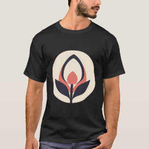 Tulip Flower Minimal Love Flowers T-Shirt