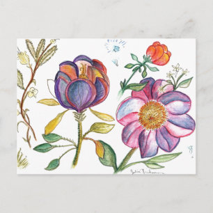 Tulip Flower Postcard