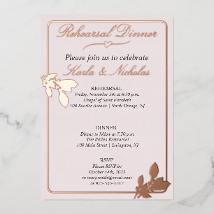 Tulip Flowers Blush Rehearsal Dinner