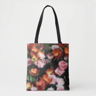 Tulip Flowers Scripture Tote
