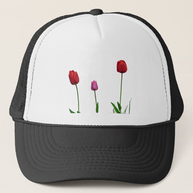 tulip flowers trucker hat (Front)