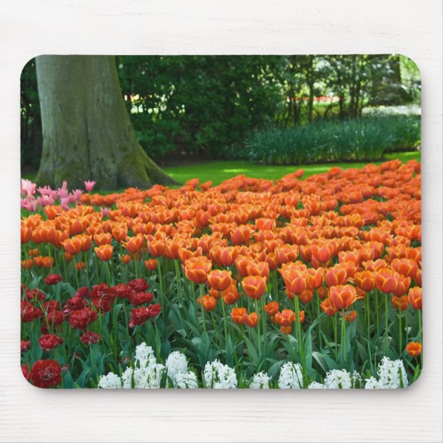 Tulip Garden Mousepad (Front)