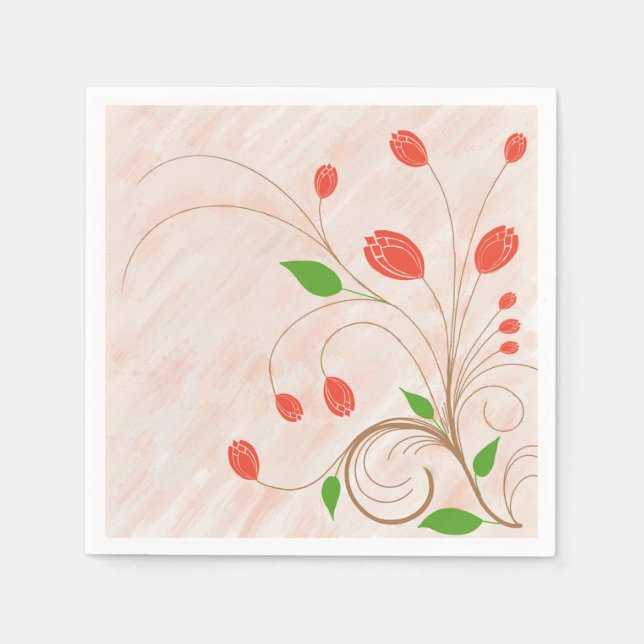 Tulip Garden Napkin (Front)