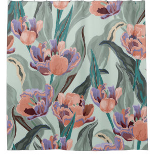Tulip Garden: Vintage Large Flowers