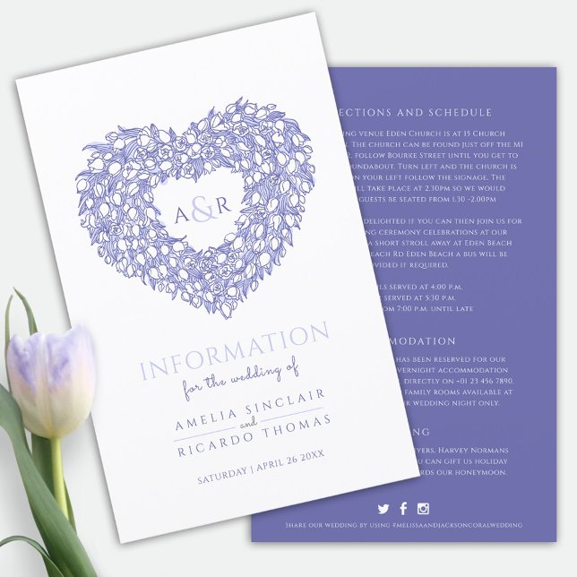 tulip heart wedding guest information (Creator Uploaded)