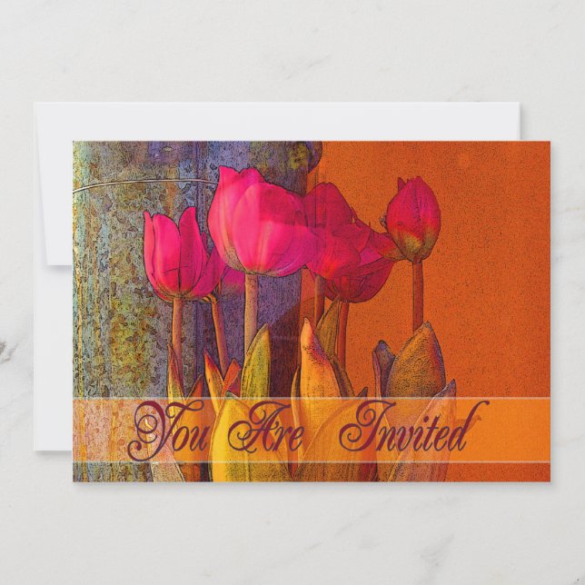 Tulip Invitation (Front)