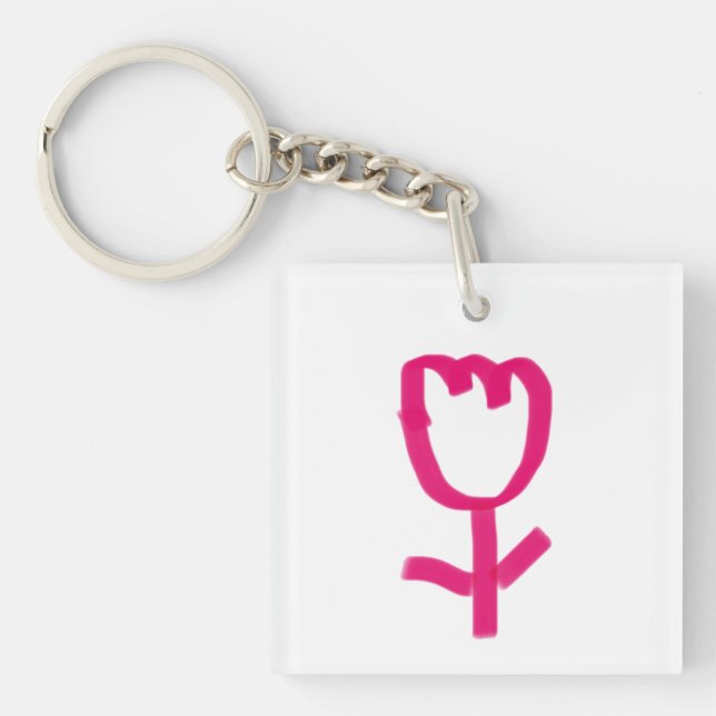 Tulip | keychain (Front)