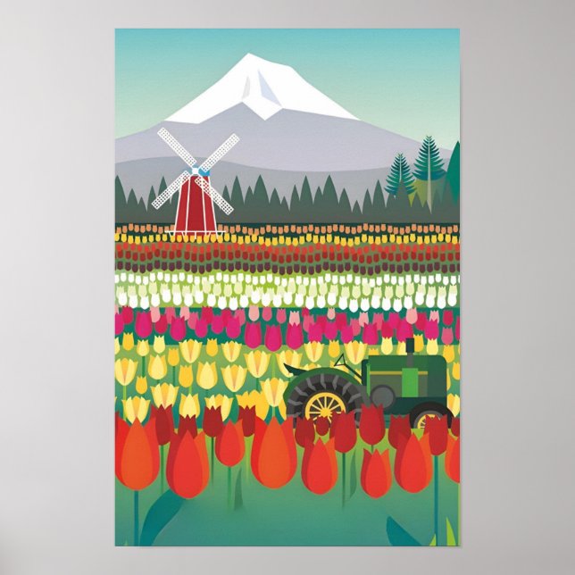 Tulip Mania Print (Front)