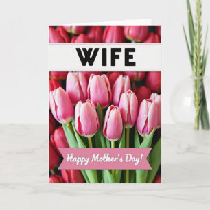 Tulip Mothers Day Photo Card