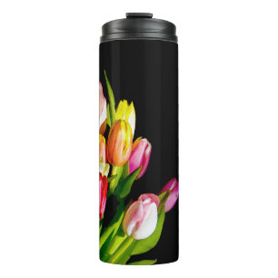 Tulip Painting - Original Flower Art Thermal Tumbler