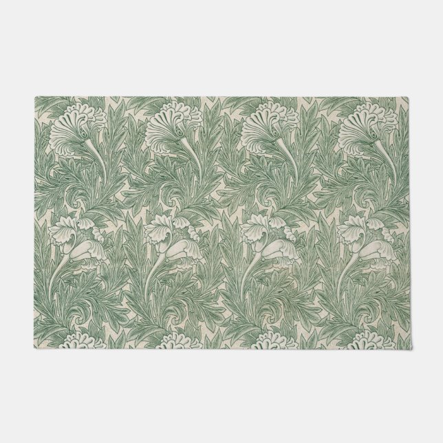 Tulip Pattern (by William Morris) Doormat (Front)