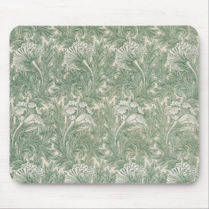Tulip Pattern (by William Morris) Mouse Pad