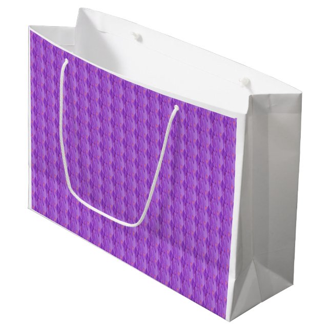 Tulip Pattern Large Gift Bag (Front Angled)